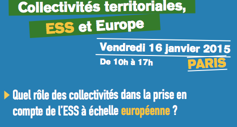 Paris: Collectivités Territoriales, ESS et Europe
