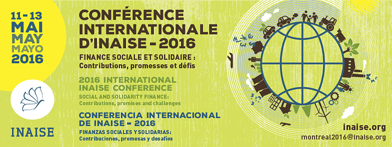INAISE: Conférence internationale Finance Sociale et Solidaire (11-13 mai)