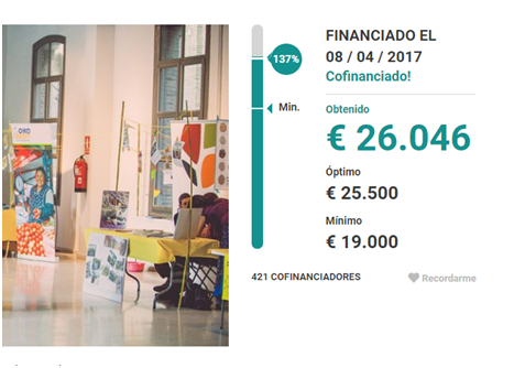 Spain: Sucess of crowdfunding campaign for REAS!