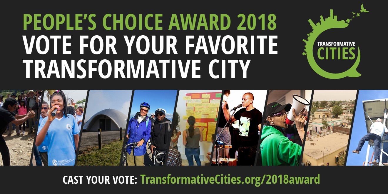 Ouverture des votes pour l’initiative « Transformative Cities »