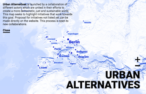 Alternativas urbanas: un nuevo mapa para compartir las iniciativas municipales transformadoras