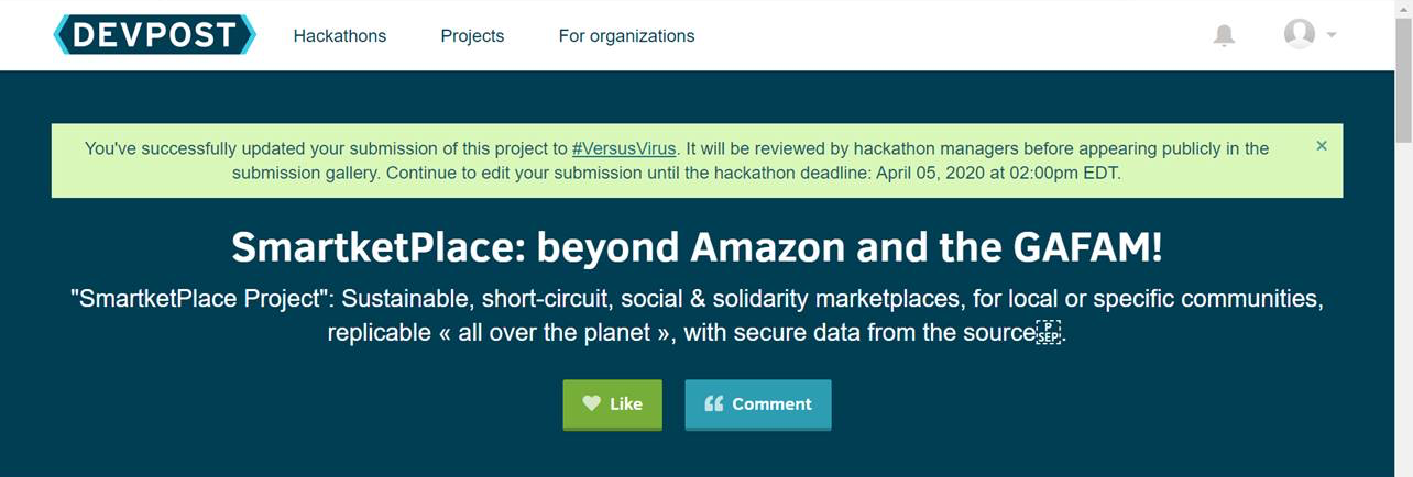 SmartketPlace: Beyond Amazon and the GAFAM!