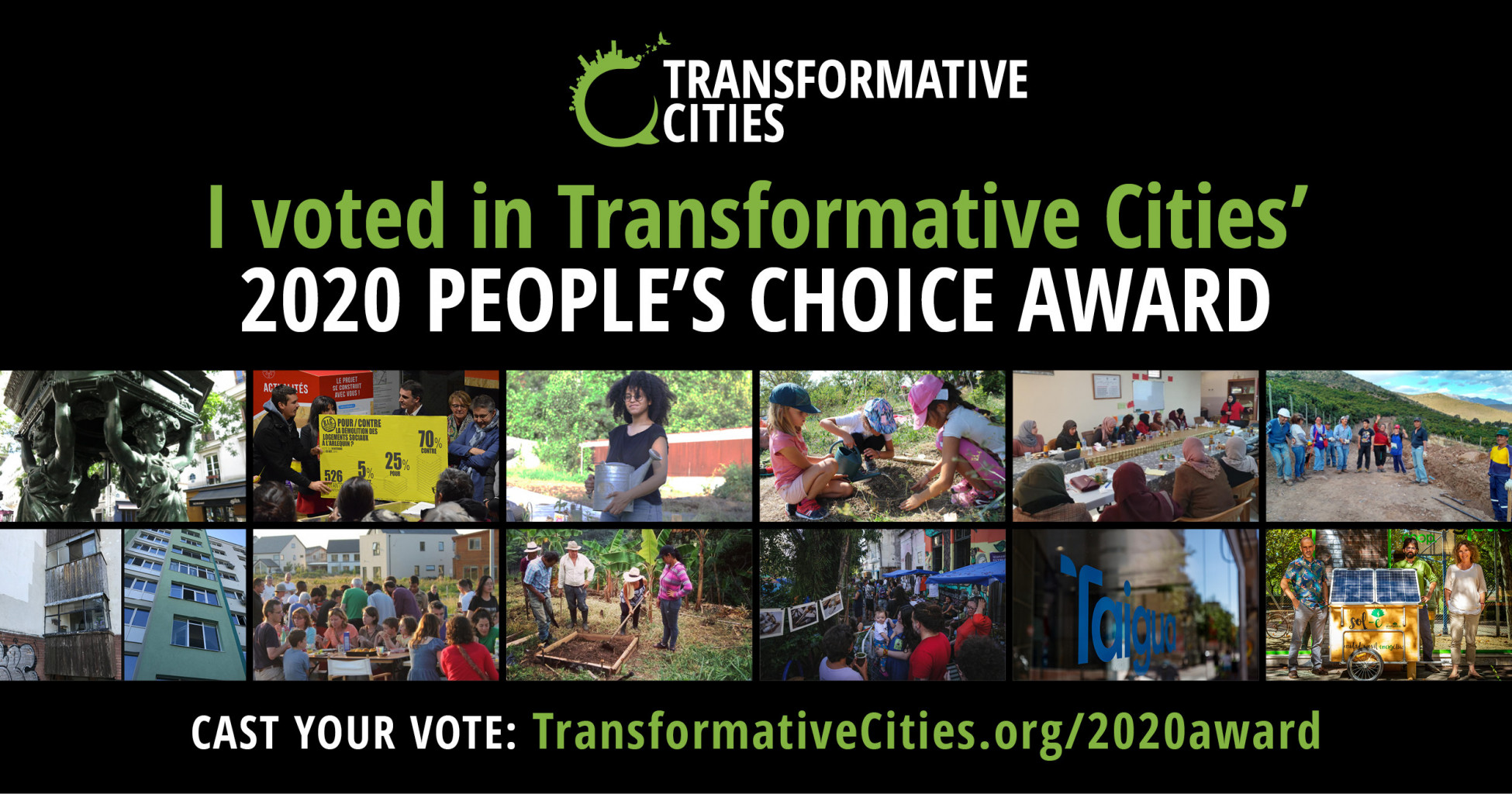 Au Ripess Europe, nous soutenons « Transformative Cities Award 2020 » !