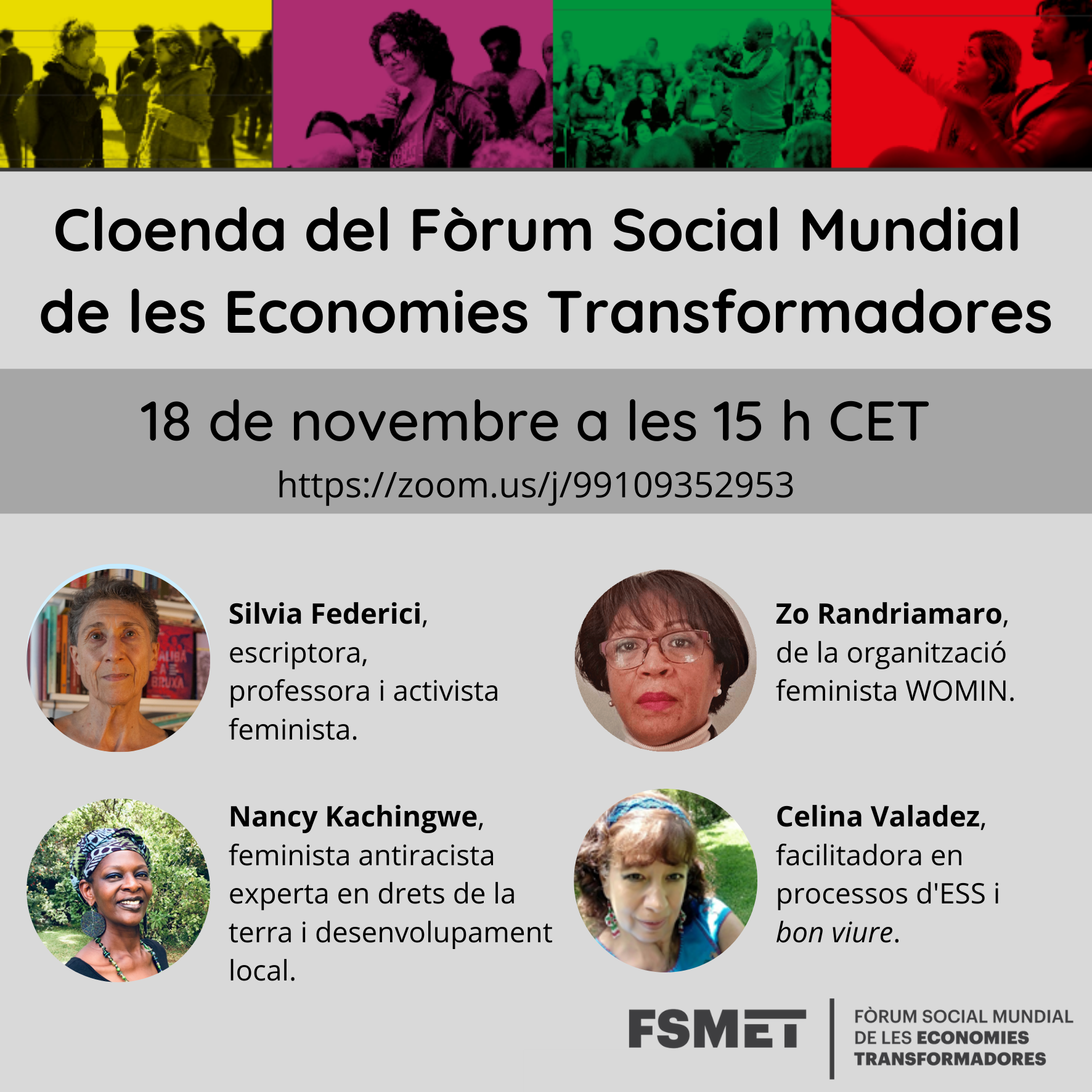 FSMET2020 – Clausura y presentación de la agenda de las Economías Trasformativas