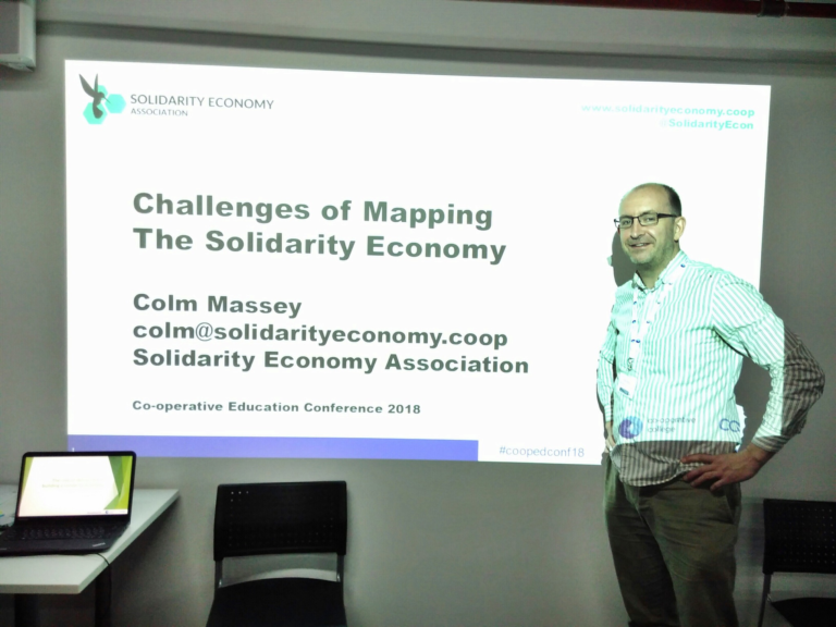 Encuentro con Colm Massey, Solidarity Economy Association (Reino Unido)