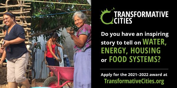Transformative Cities Award: apply now!