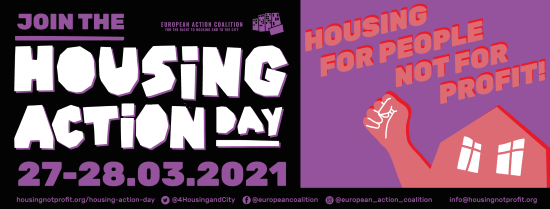 Journée Européenne (2022) contre le logement cher: Un toit c’est un droit