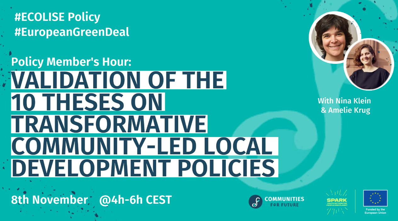 Policy Members Hour: Validation of the 10 theses on transformative community-led local development policies