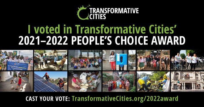 Join #TransformativeCities and cast your vote !