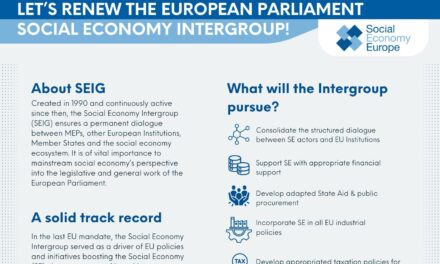 L’Intergroupe Economie Sociale et Services d’Intérêt Général a été officiellement approuvé.