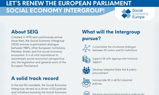 L’Intergroupe Economie Sociale et Services d’Intérêt Général a été officiellement approuvé.