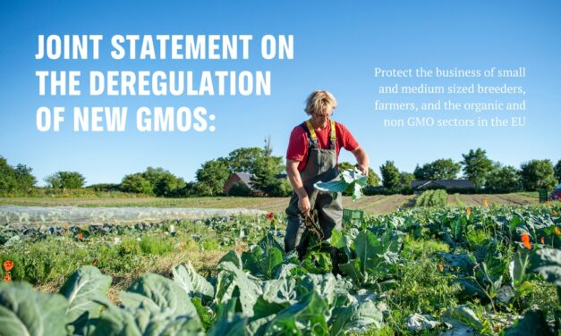 Joint Statement on the deregulation of new GMOs